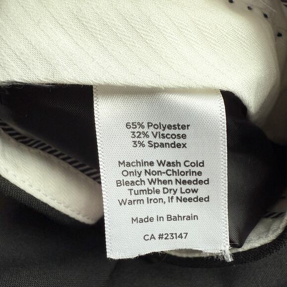 Talbots Petites Wide Leg Classic Trouser Pants Black NWT Size 10P - Picture 11 of 11